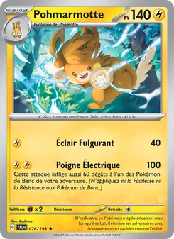 Pohmarmotte, Évolutions à Paldea, n° 076