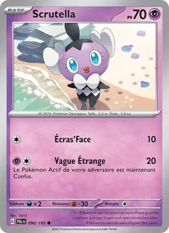 Scrutella, Évolutions à Paldea, n° 090