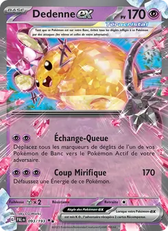 Dedenne-ex, Évolutions à Paldea, n° 093