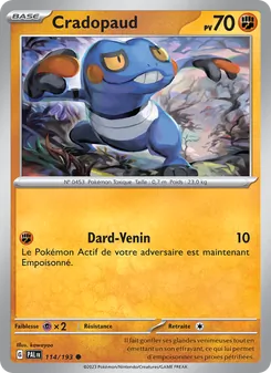 Cradopaud, Évolutions à Paldea, n° 114