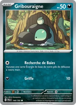 Gribouraigne, Évolutions à Paldea, n° 144