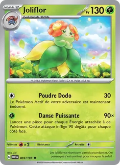 Joliflor, Flammes Obsidiennes, n° 003