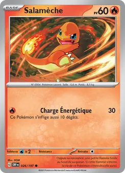 Salamèche, Flammes Obsidiennes, n° 026