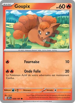 Goupix, Flammes Obsidiennes, n° 028
