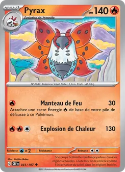 Pyrax, Flammes Obsidiennes, n° 041