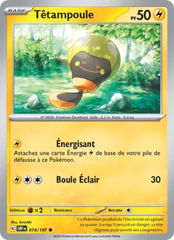 Têtampoule, Flammes Obsidiennes, n° 074