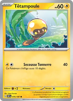 Têtampoule, Flammes Obsidiennes, n° 075