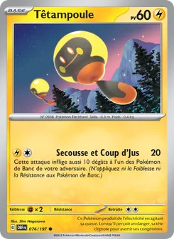 Têtampoule, Flammes Obsidiennes, n° 076