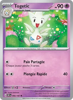 Togetic, Flammes Obsidiennes, n° 084