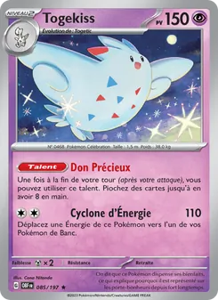 Togekiss, Flammes Obsidiennes, n° 085