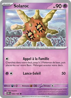 Solaroc, Flammes Obsidiennes, n° 093