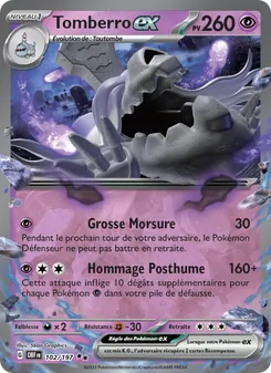 Tomberro-ex, Flammes Obsidiennes, n° 102