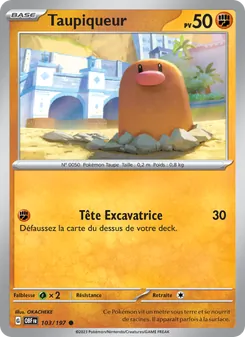 Taupiqueur, Flammes Obsidiennes, n° 103