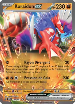 Koraidon-ex, Flammes Obsidiennes, n° 124