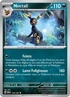 Noctali, Flammes Obsidiennes, n° 130