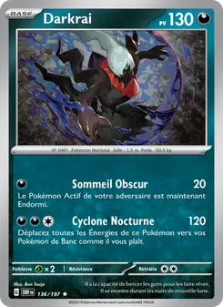 Darkrai, Flammes Obsidiennes, n° 136