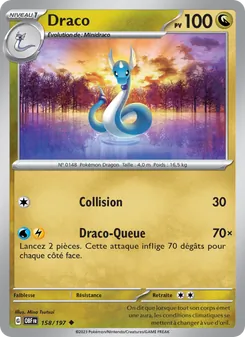 Draco, Flammes Obsidiennes, n° 158