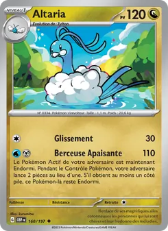 Altaria, Flammes Obsidiennes, n° 160