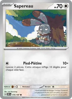 Sapereau, Flammes Obsidiennes, n° 175