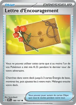 Lettre d'Encouragement, Flammes Obsidiennes, n° 189