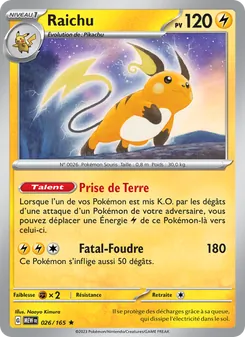 Raichu, 151, n° 026