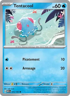 Tentacool, 151, n° 072