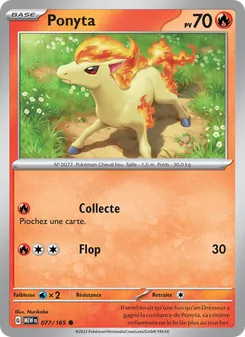 Ponyta, 151, n° 077