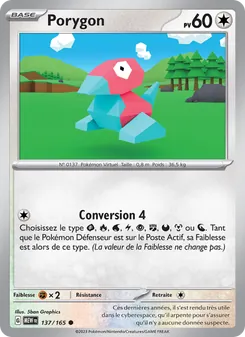 Porygon, 151, n° 137