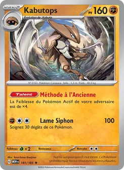 Kabutops, 151, n° 141