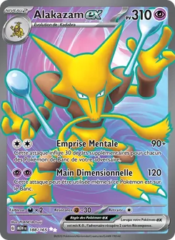 Alakazam-ex, 151, n° 188