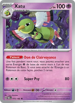 Xatu, Faille Paradoxe, n° 072