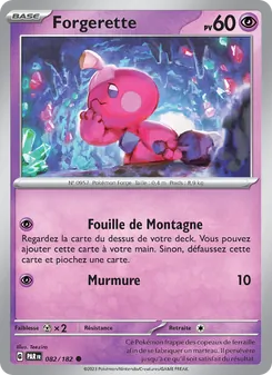 Forgerette, Faille Paradoxe, n° 082