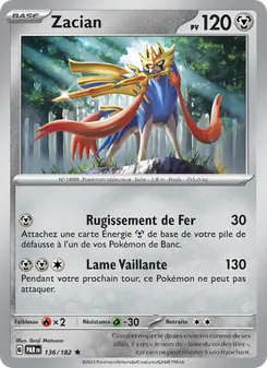 Zacian, Faille Paradoxe, n° 136