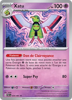Xatu, Destinées de Paldea, n° 026