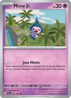 Mime Jr., Destinées de Paldea, n° 031