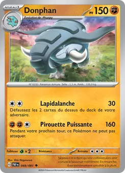 Donphan, Destinées de Paldea, n° 049