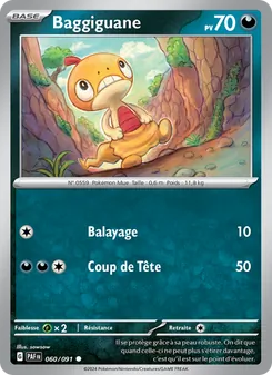 Baggiguane, Destinées de Paldea, n° 060