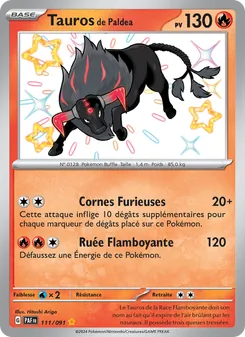 Tauros de Paldea, Destinées de Paldea, n° 111