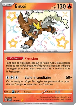 Entei, Destinées de Paldea, n° 112