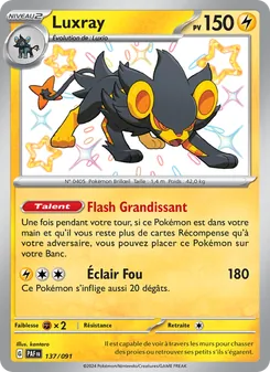 Luxray, Destinées de Paldea, n° 137