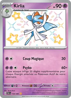 Kirlia, Destinées de Paldea, n° 154