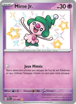 Mime Jr., Destinées de Paldea, n° 157