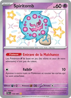 Spiritomb, Destinées de Paldea, n° 158