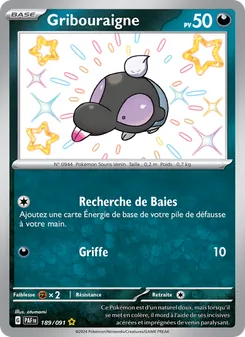 Gribouraigne, Destinées de Paldea, n° 189