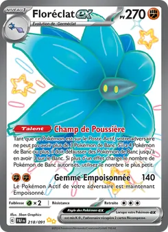 Floréclat-ex, Destinées de Paldea, n° 218