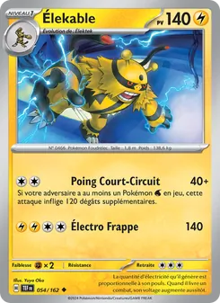 Élekable, Forces Temporelles, n° 054