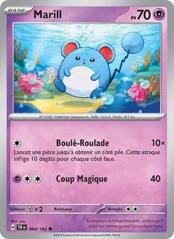 Marill, Forces Temporelles, n° 064