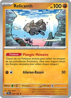 Relicanth, Forces Temporelles, n° 084
