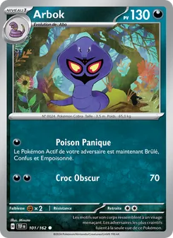 Arbok, Forces Temporelles, n° 101