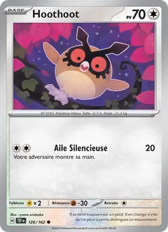 Hoothoot, Forces Temporelles, n° 126